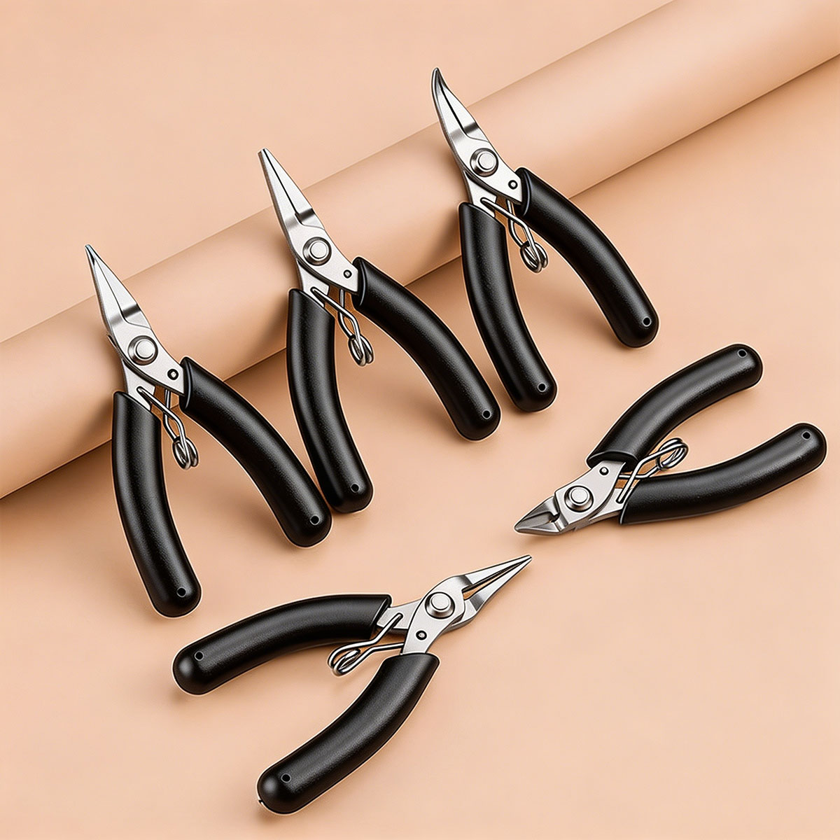 Jewelry Making Pliers Set - Мини-плоскогубцы из нержавеющей стали с изогнутыми