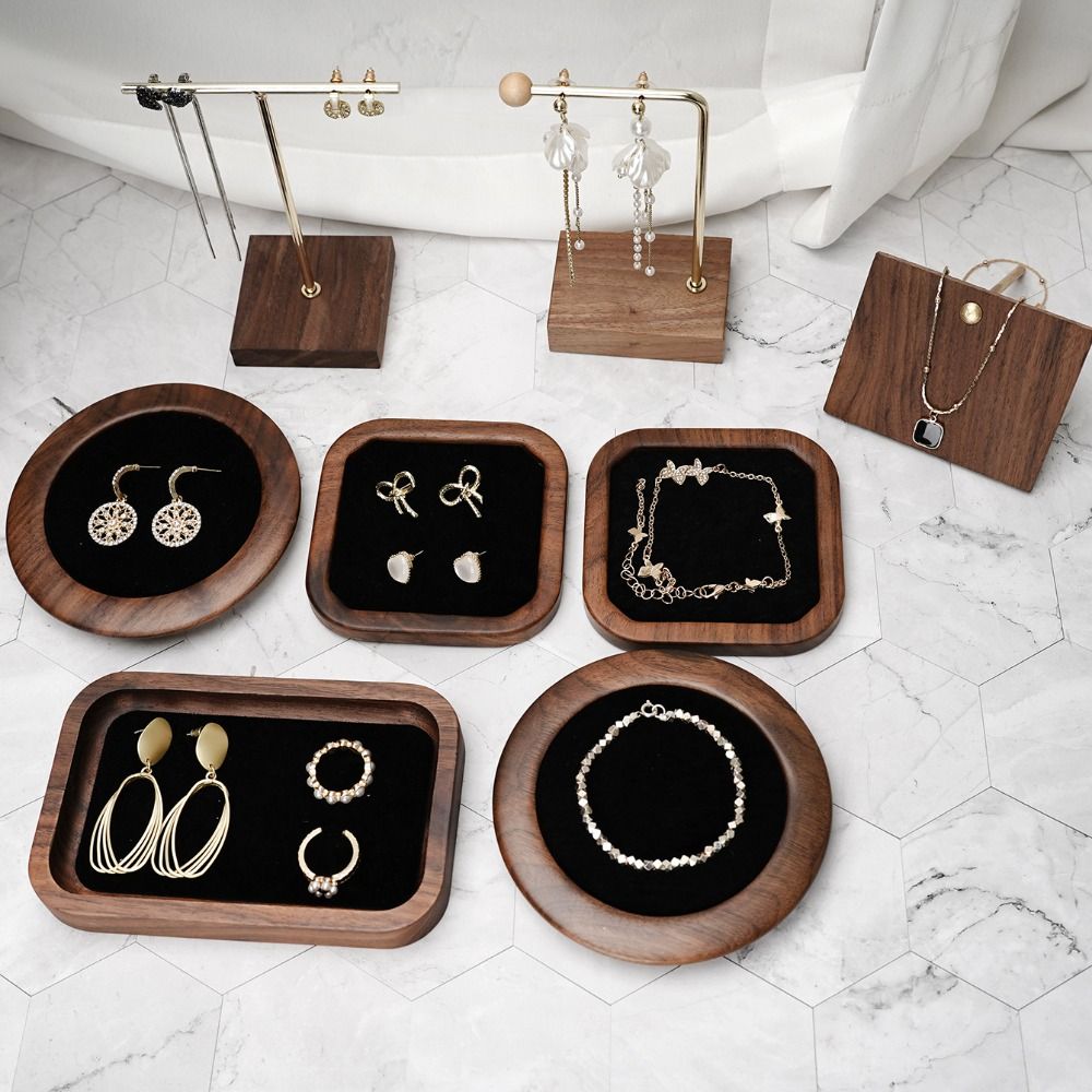 Jewelry Making Organizer - Деревянный поднос для колец с простой