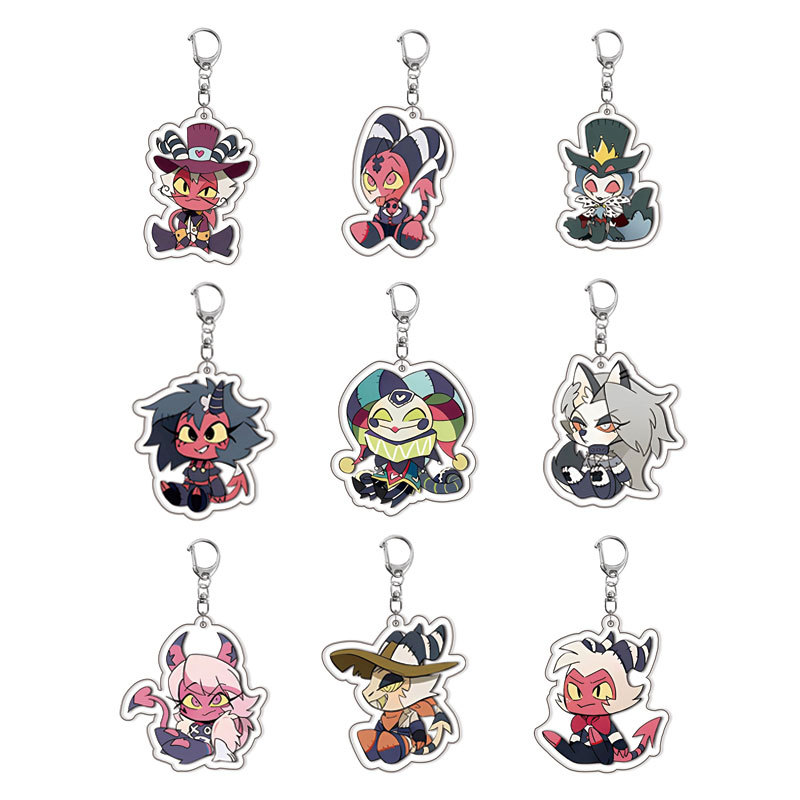 Jewelry Making Hobby - Новые акриловые брелоки Hazbin Hotel: популярные