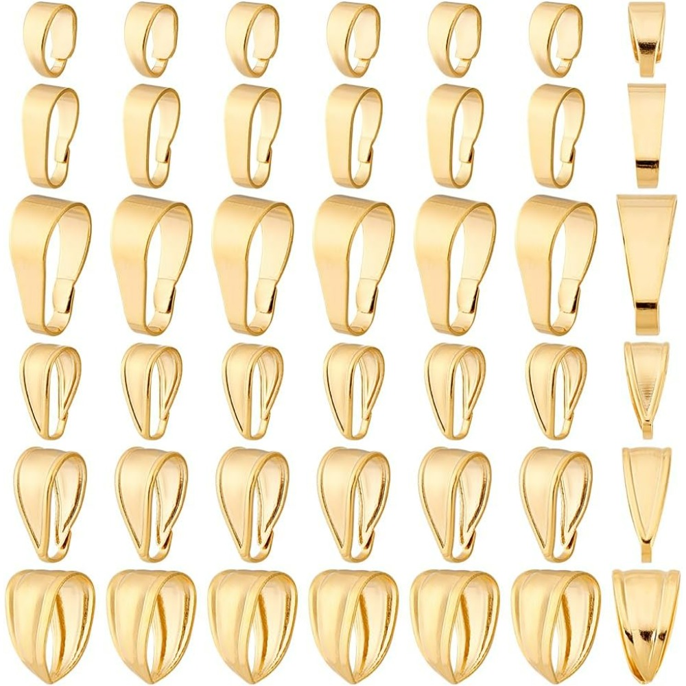 Jewelry Making Kit - 60 шт., 24-каратное позолоченное соединительное застежка-подвеска,