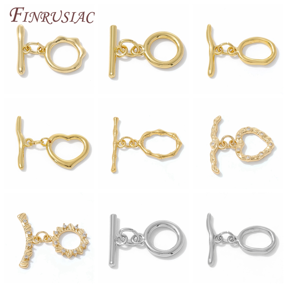 Toggle Clasp Gold - тоглы для бижутерии/замок тогл/18-каратное позолоченное застежка-переключатель
