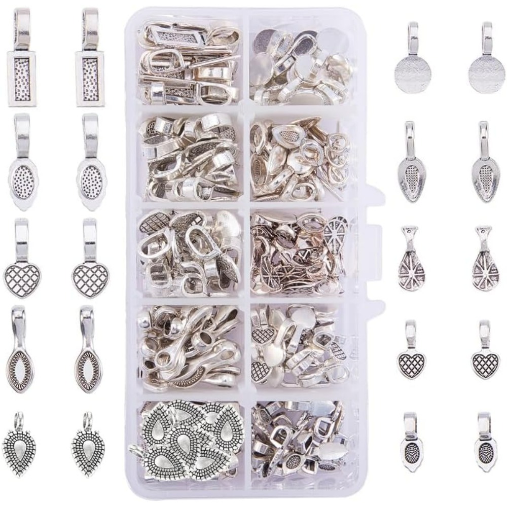 Jewelry Making Pieces - 200 шт., 10 стилей, тибетский серебряный
