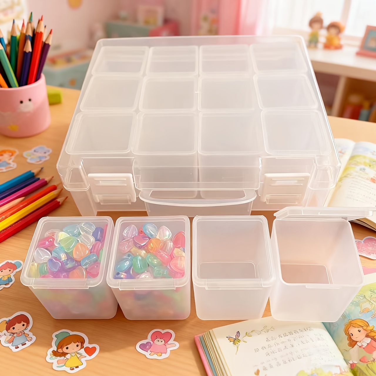 Jewelry Making Organizer - Набор пластиковых контейнеров для хранения с