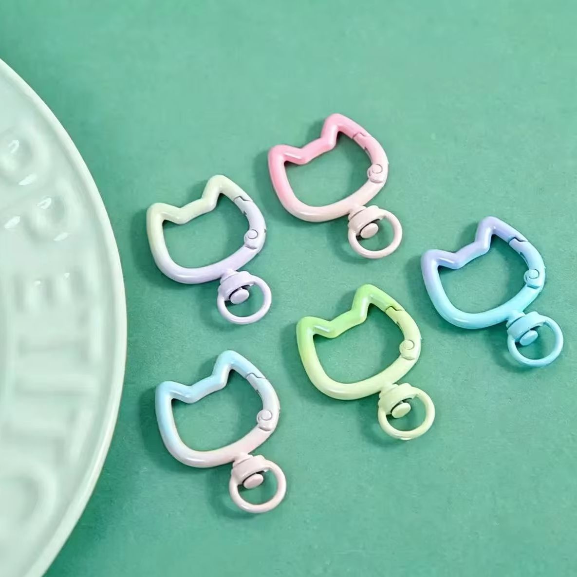Jewelry Making Hobby - 5-10 шт. градиентных милых карабинов-застежек в