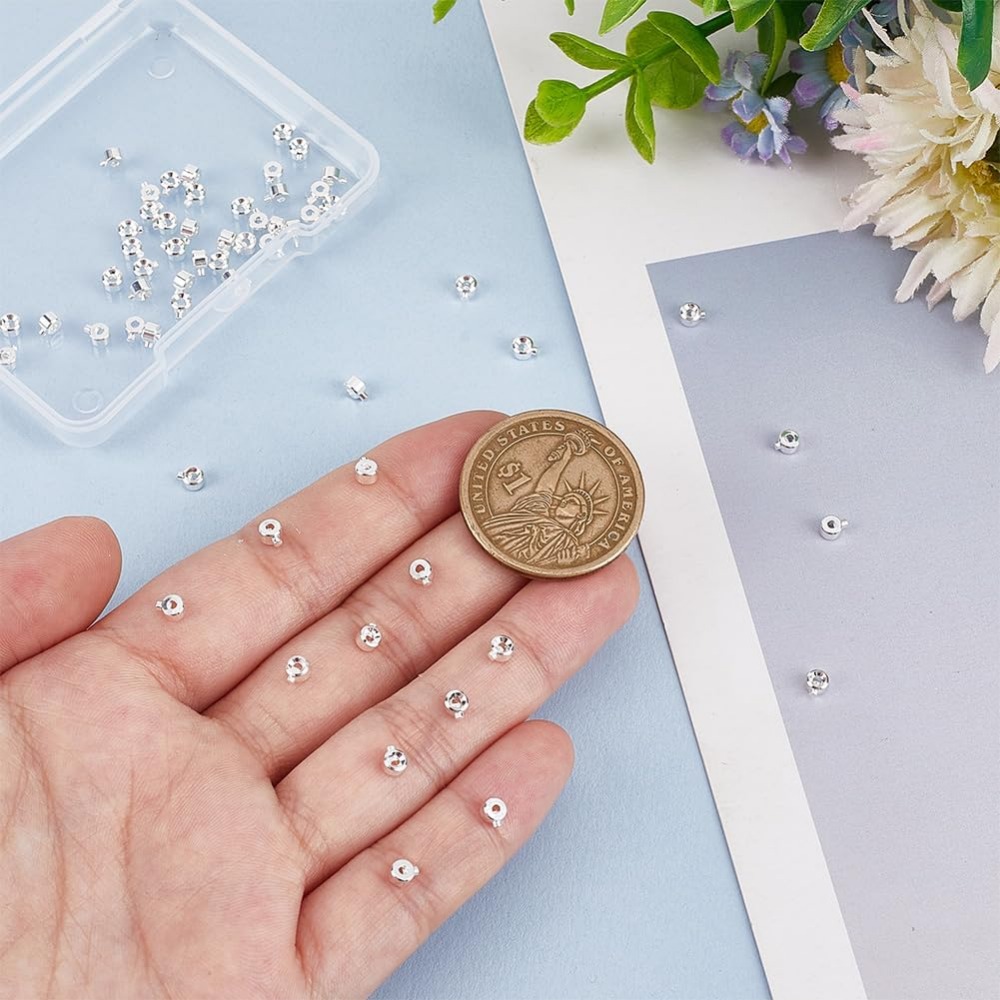 60 шт. латунные обжимные бусин – обзор и цена Jewelry Making Kit