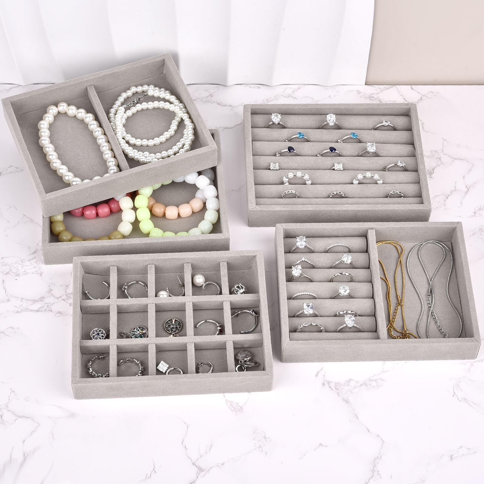 Бархатная шкатулка для драгоце – обзор и цена Jewelry Making Organizer