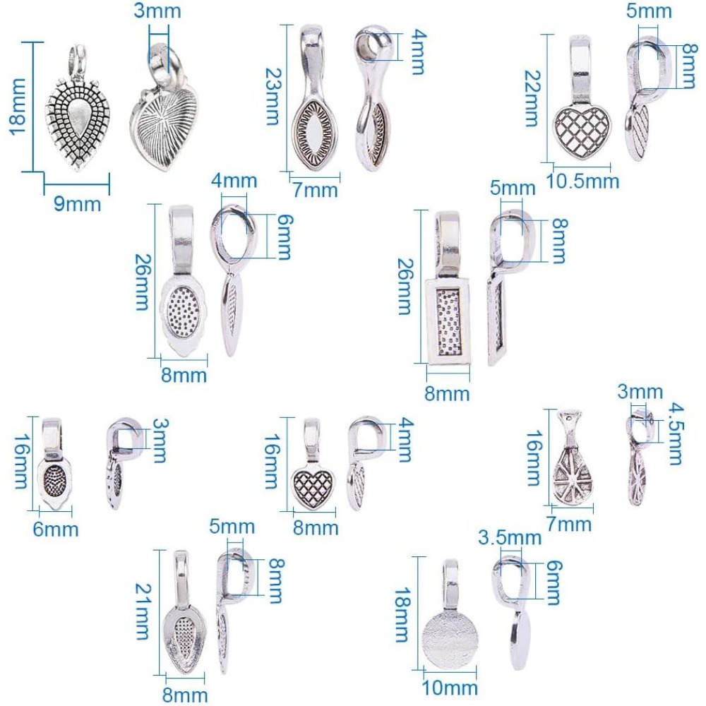 200 шт., 10 стилей, тибетский  – обзор и цена Jewelry Making Pieces