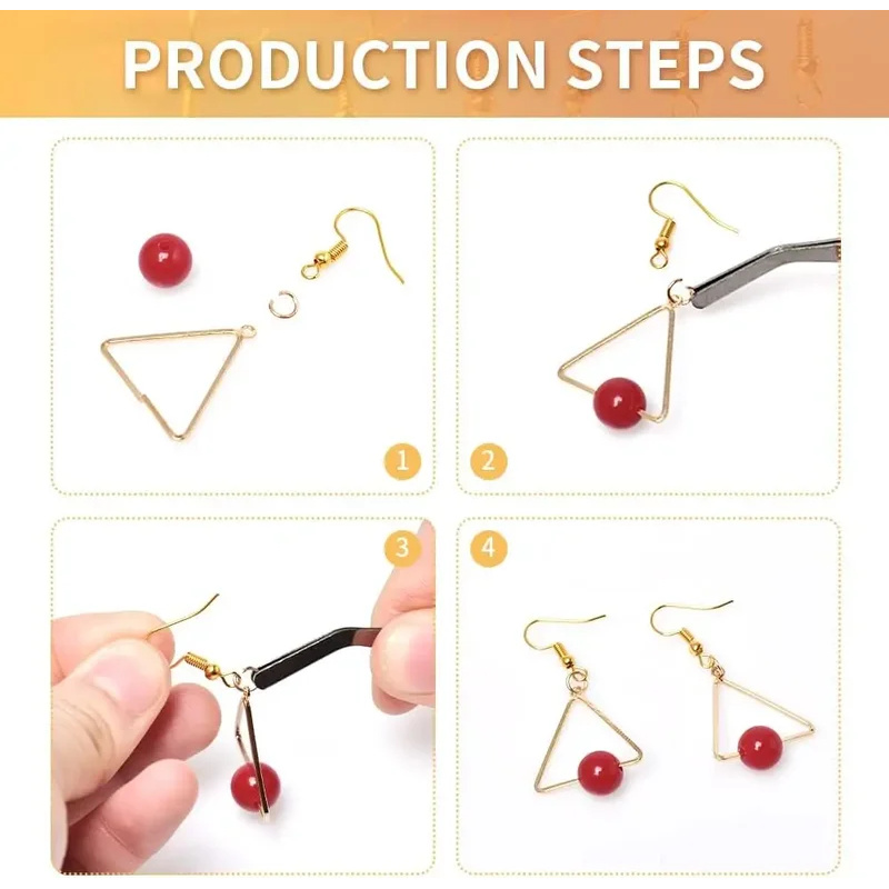 100/500 шт., фурнитура для сер – обзор и цена Jewelry Making Material