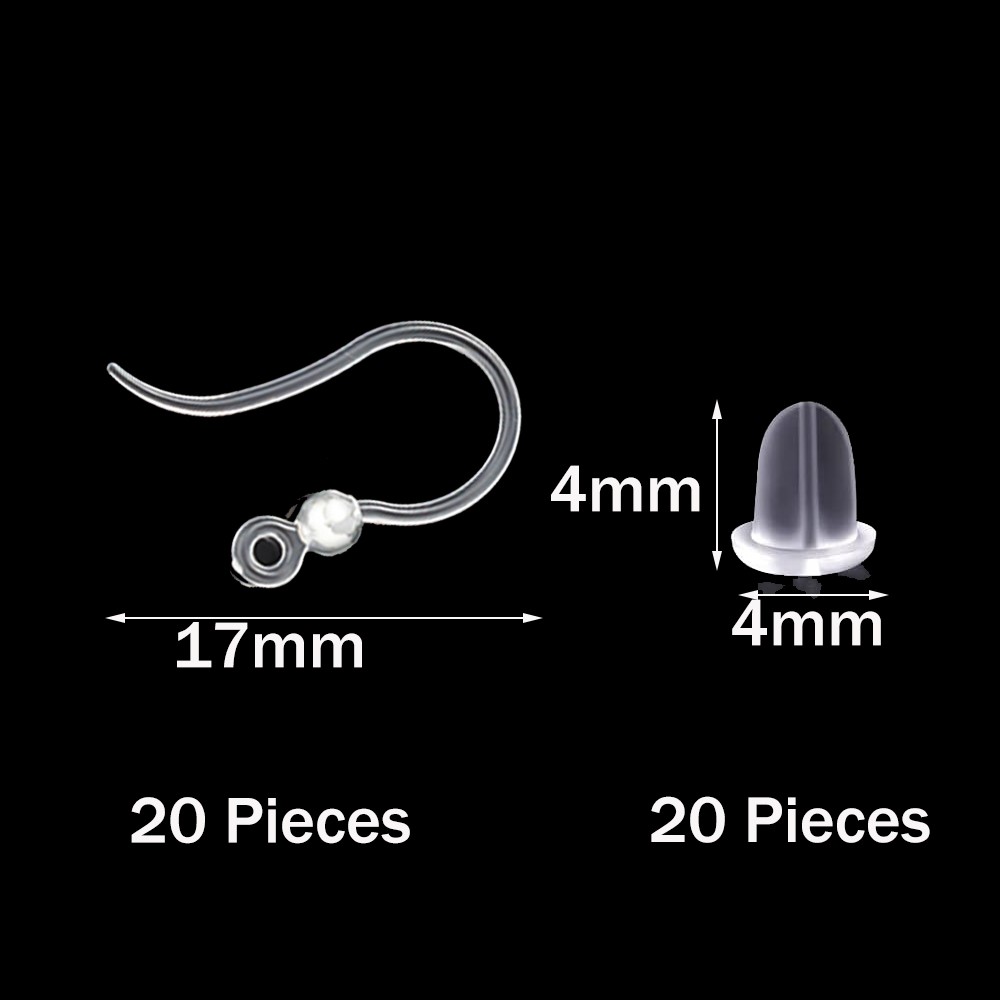 40 шт. прозрачные пластиковые  – обзор и цена Jewelry Making Pins