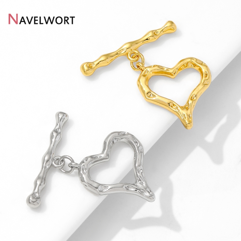 Застежки-крючки в форме сердца – обзор и цена Toggle Clasp Gold
