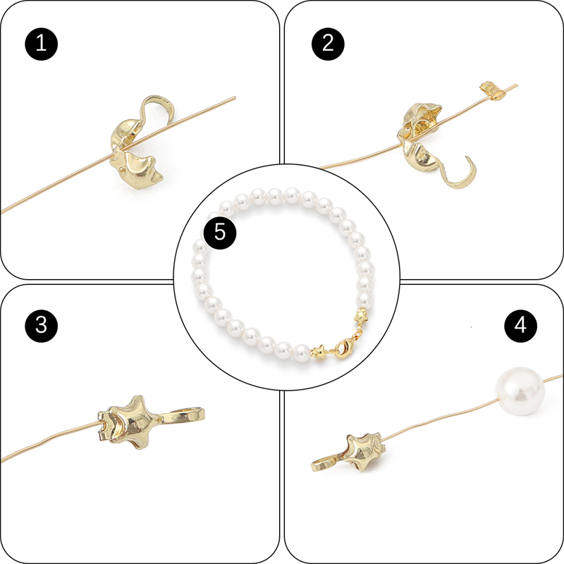 Латунные обжимные концевые заж – обзор и цена Toggle Clasp Gold